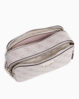 Guess Noelle Crossbody Zincir Detaylı Çapraz Askılı Çanta Orchid Logo