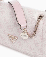 Guess Noelle Convertible Satchel Çapraz Askılı Çanta Orchid Logo