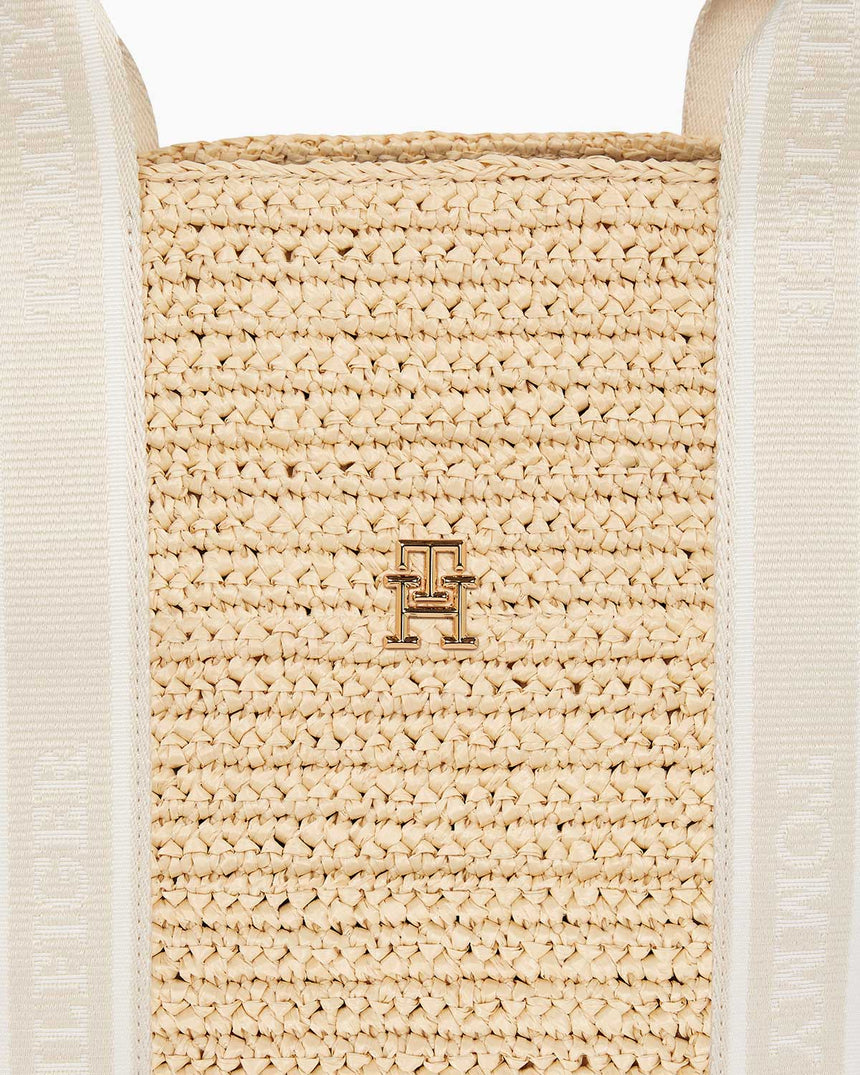 Tommy Hilfiger Spring Logotape Tote El Çantası Sugarcane