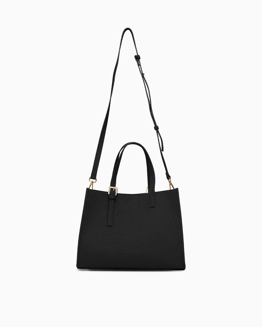 Us Polo Assn Logo Detaylı Aksesuarlı El Çantası Siyah