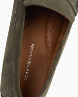 Tommy Hilfiger Casual Driver Süet Ayakkabı Army Green