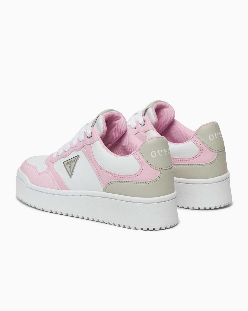 Guess Miram Logolu Sneaker White Pink