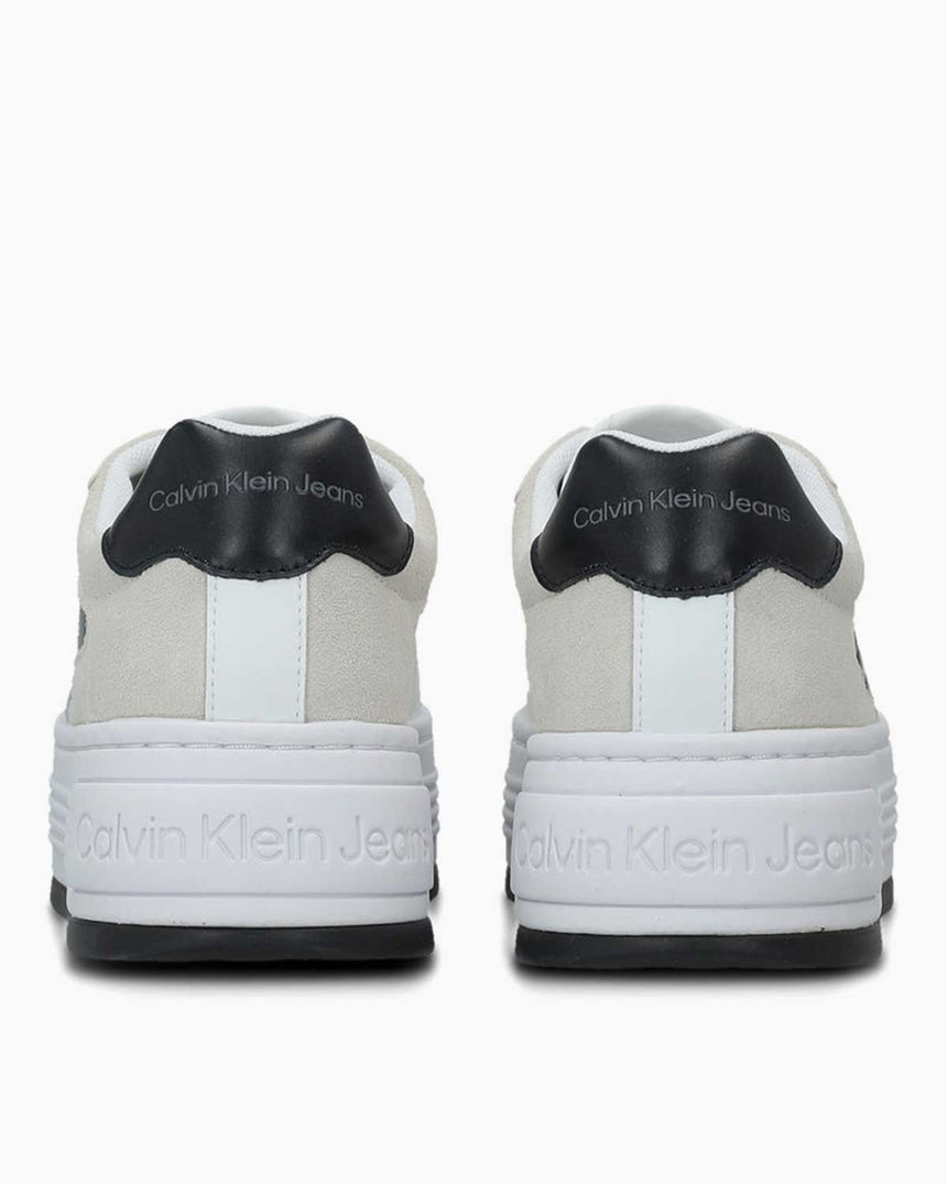 Calvin Klein Bold Platf Low Lace Kadın Sneaker Bright White/Black