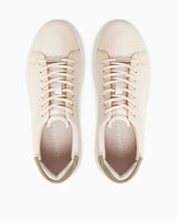 Calvin Klein Yükselen Tabanlı Süet Detaylı Kadın Sneaker Crystal Gray/Moss Gray