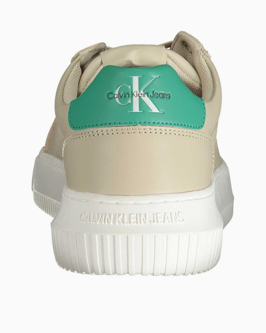 Calvin Klein Chunky Sole Erkek Sneaker Eggshell/ Bahama Green