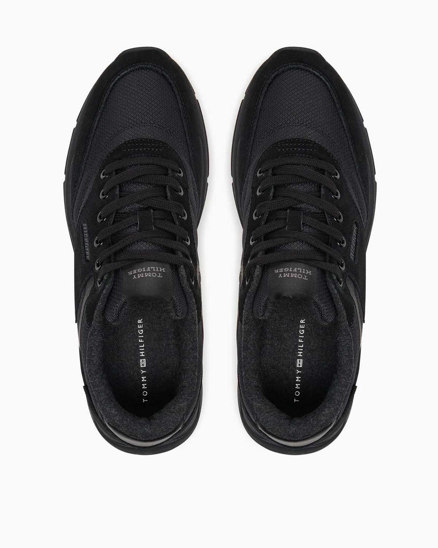 Tommy Hilfiger Runner Cordura Mix Sneakers Black