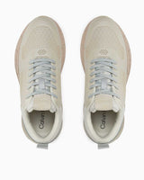 Calvin Klein Lace Up Runner - Caged Kadın Sneaker Dk Ecru/Pearl Grey
