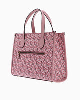 Guess Silvana 2 Compartmen El Çantası Apricot Rose Logo