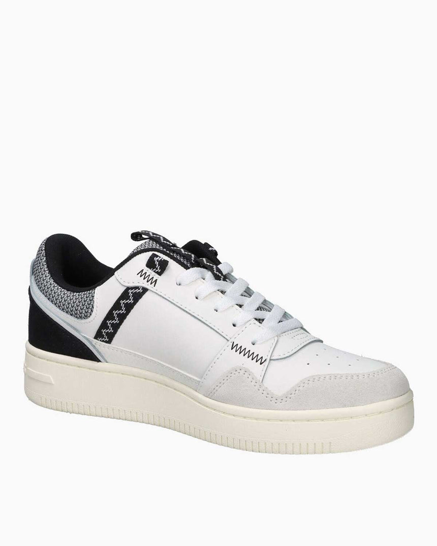 Tommy Hilfiger Zion Tjm Retro Basket Erkek Sneaker Ecru/Black