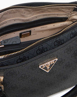 Guess Noelle Girlfriend Aksesuar Detaylı El Çantası Coal Logo