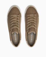 Calvin Klein Lace Up Diam Mono Sneakers Khaki