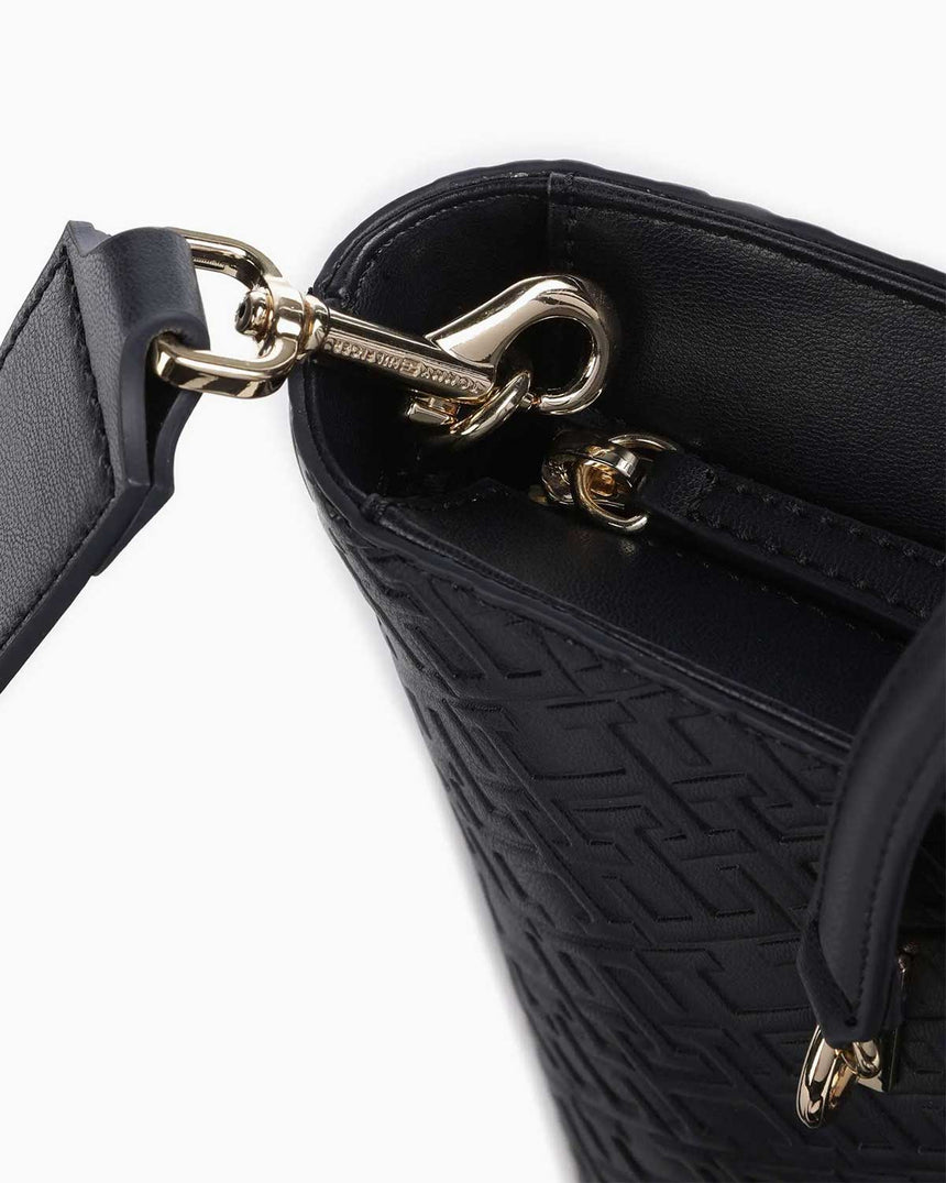 Tommy Hilfiger Refined Mini Tote El Çantası Space Blue