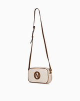 Nautica Çapraz Askılı Çanta Bej - Taba