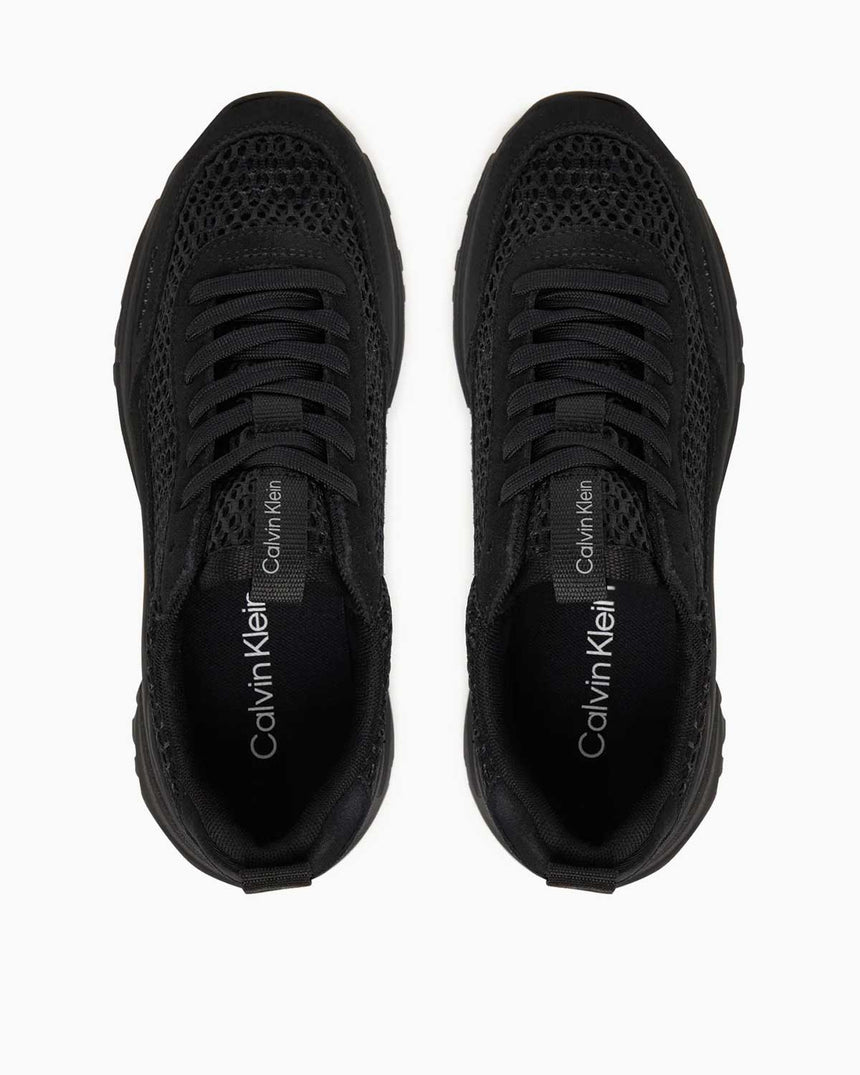 Calvin Klein Trailblazer Hik Runner Techmix Kadın Sneaker Triple Black