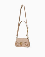 Us Polo Assn Logo Detaylı Çapraz Askılı Çanta Bej