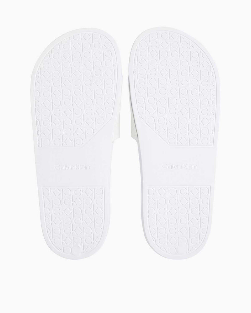 Calvin Klein Pool Slide Epi Mono Kadın Terlik White