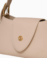 Us Polo Assn Mıknatıs Kapaklı El Çantası Bej