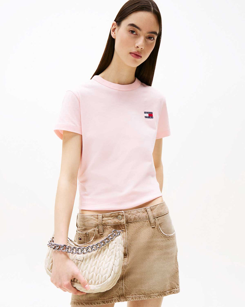 Tommy Hilfiger Iconic Quilted Omuz Çantası Newsprint