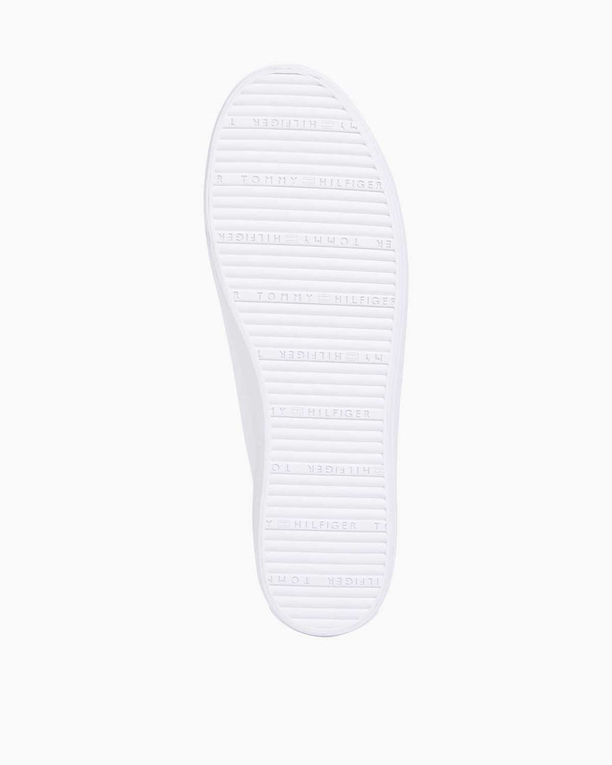 Tommy Hilfiger Canvas Lace Up Sneaker White