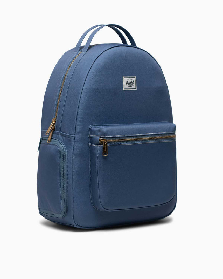 Herschel Nova Backpack Diaper Bag 26L Sırt Çantası Blue Mirage/White Stitch