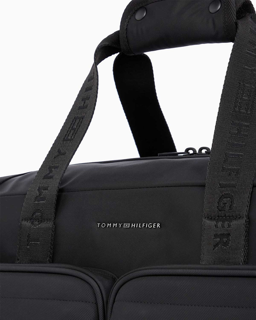 Tommy Hilfiger Repreve Duffle Weekender El Valizi Black