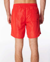 Guess Swimtrunk Bottoms Deniz Şortu Red Embossed Logo