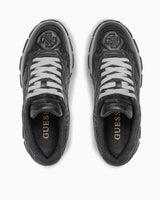 Guess Logolu Kalın Tabanlı Sneaker Black