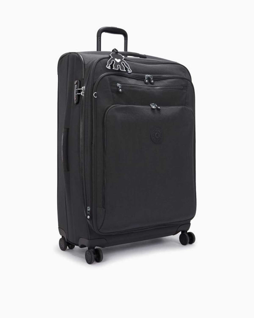 Kipling New Youri Spin L Büyük Boy Valiz Black Noir