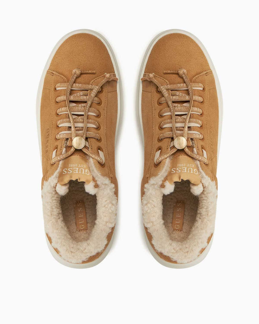 Guess Elbina Cupsole Sneaker Cognac
