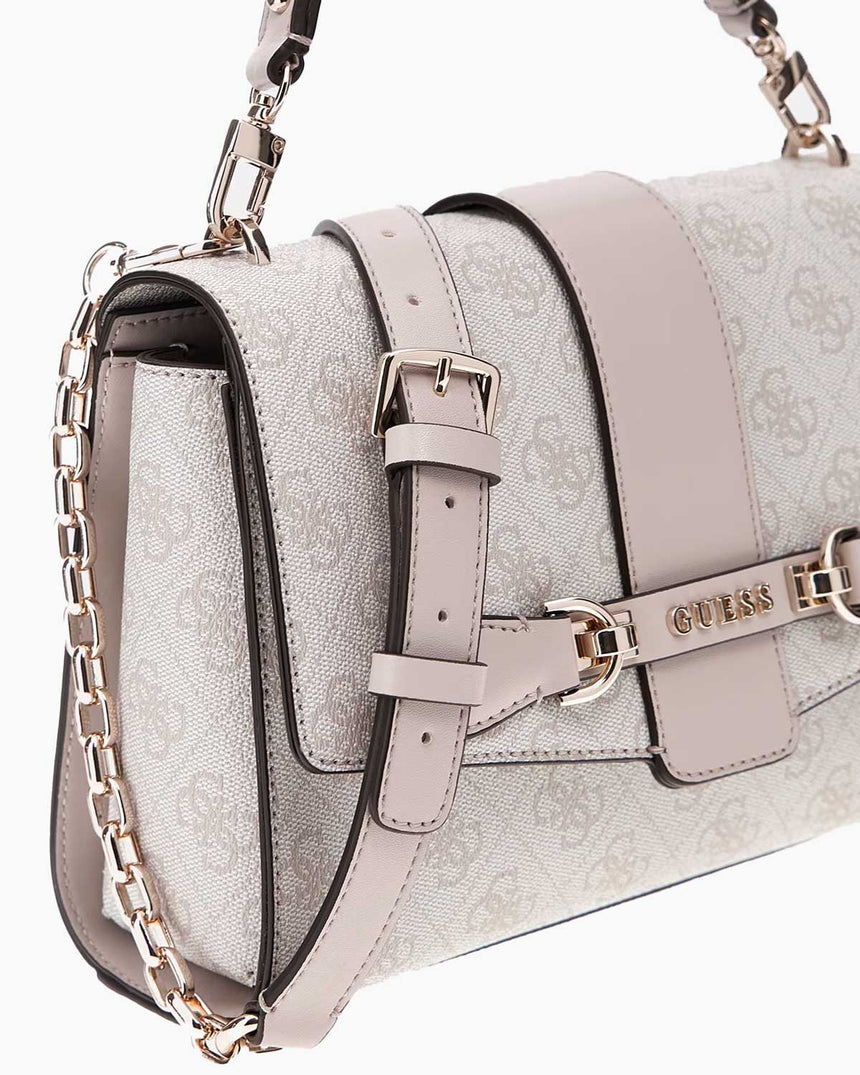 Guess Nolana Handle Flap Monogram El Çantası