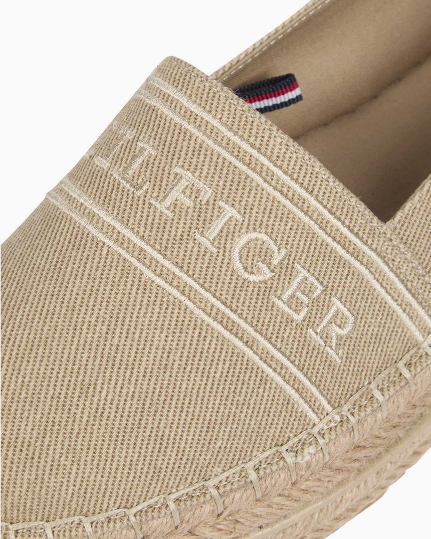 Tommy Hilfiger Platform Espadrilles Ayakkabı Horseradish