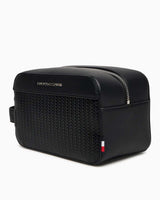 Tommy Hilfiger Örgü Desenli Erkek Washbag Black