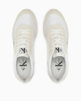 Calvin Klein Retro Runner Low Lace Up  Sneakers Bright White/Creamy White