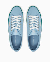 Calvin Klein Graz Flatform Logo Etiketli Kadın Pamuk Sneaker Cool Blue/Wild Green