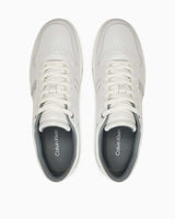 Calvin Klein Low Top Lace Up Logo Erkek Sneaker White/Granite Road