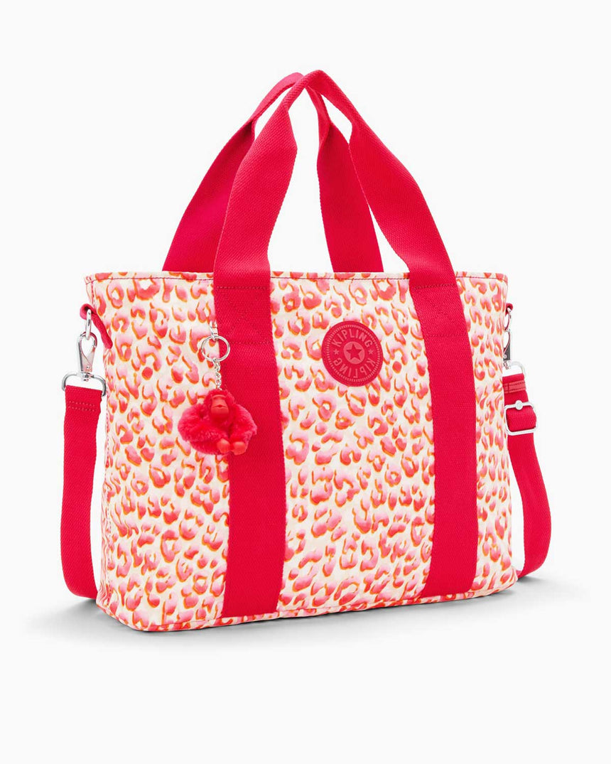 Kipling Minta L Basic Omuz Çantası Latin Cheetah