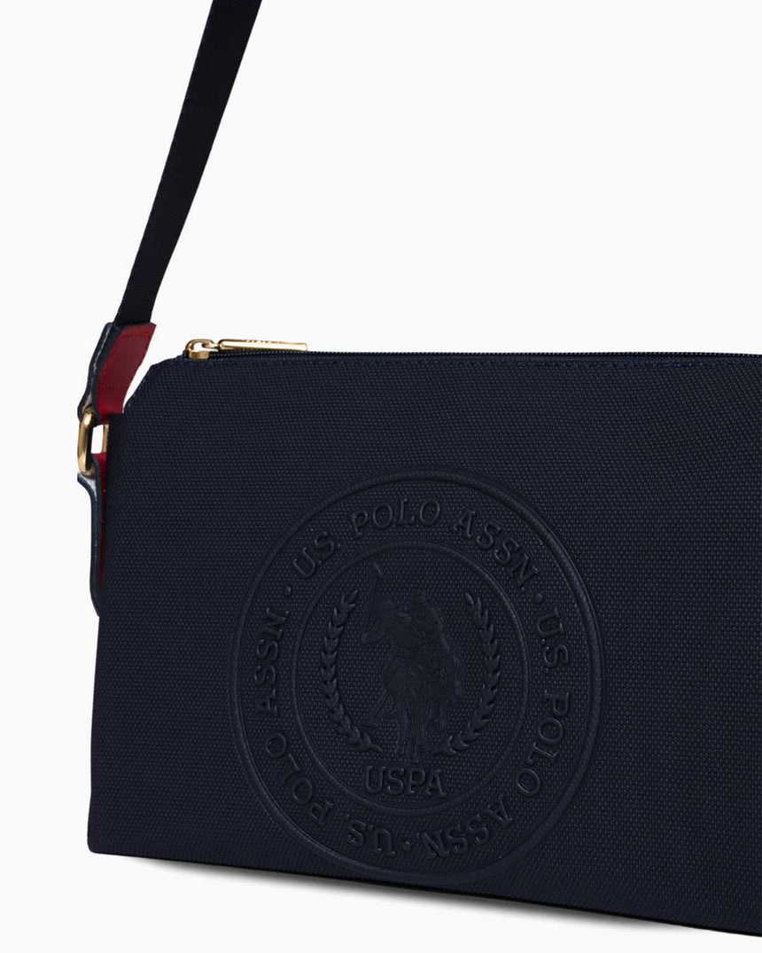 Us Polo Assn Logolu Çapraz Askılı Çanta Lacivert - Kırmızı