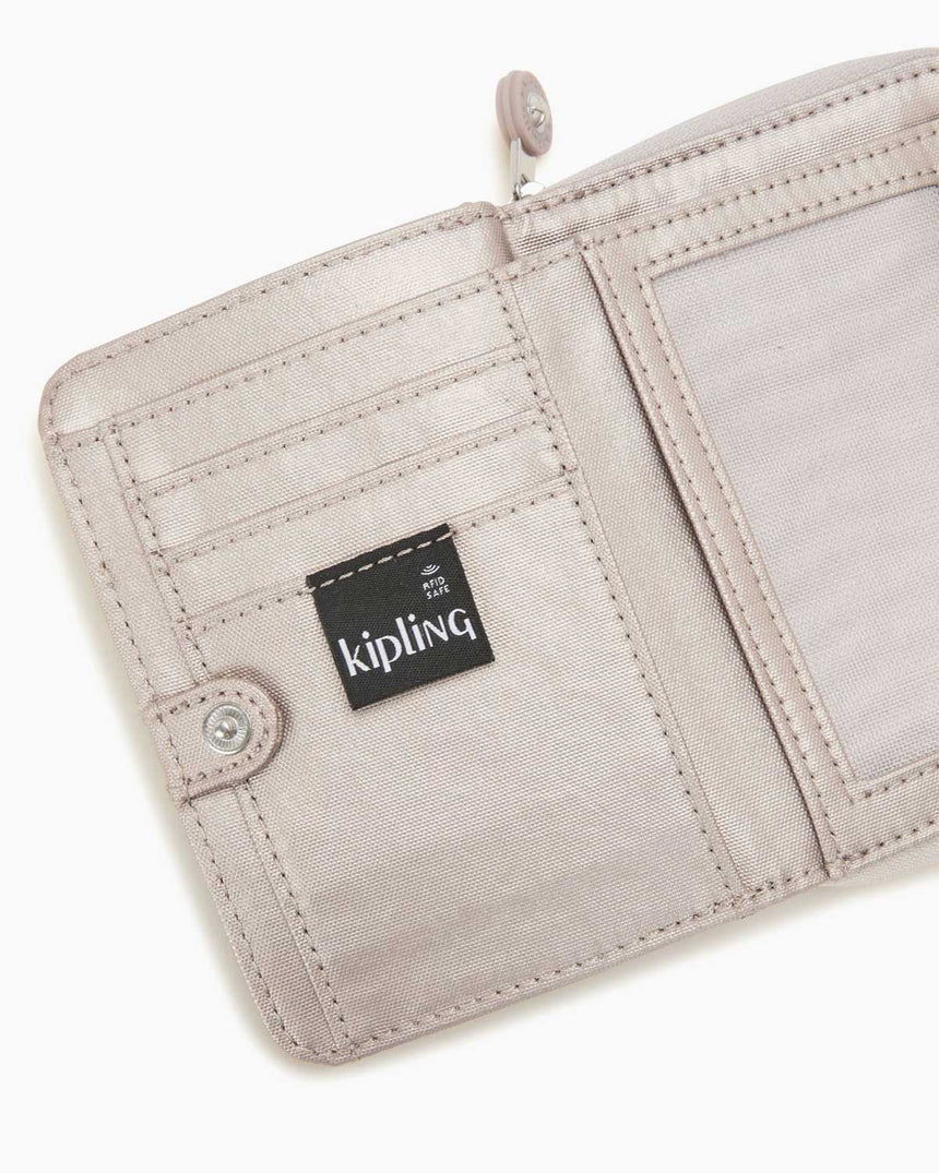 Kipling Money Love Kadın Cüzdanı Metallic Glow