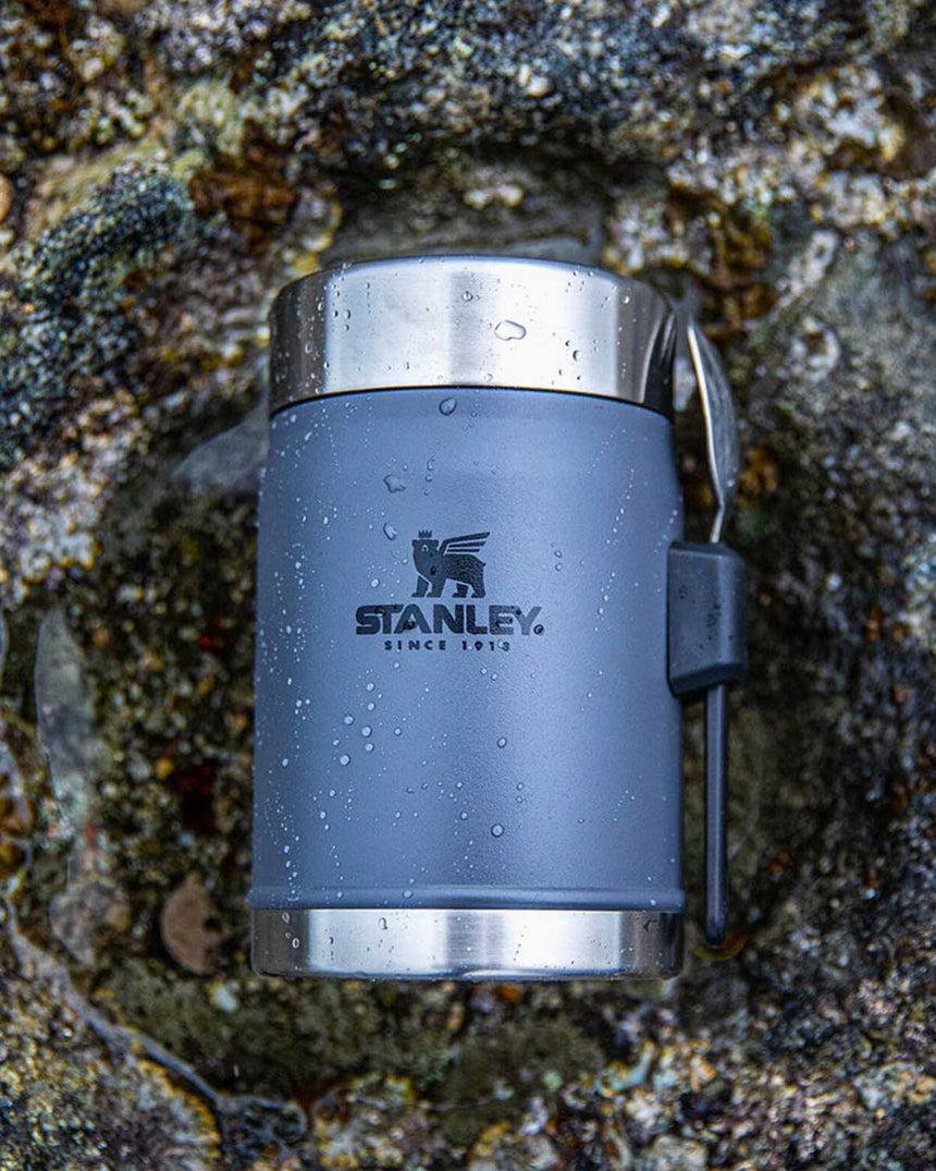 Stanley Efsane Klasik Seri-0.40 Litre Çelik Kaşıklı Yemek Termosu Hammertone Lake