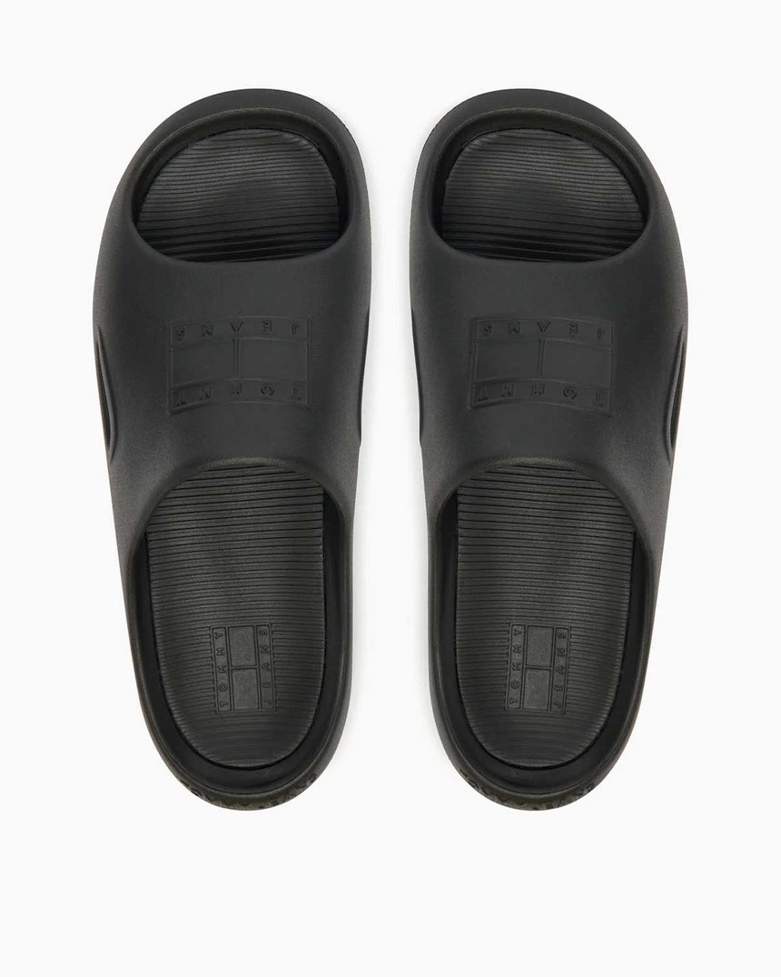 Tommy Hilfiger Kai Sportif Erkek Havuz Terlik Black