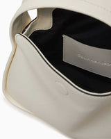 Calvin Klein Metal Mono Mini Logolu El Çantası Ivory