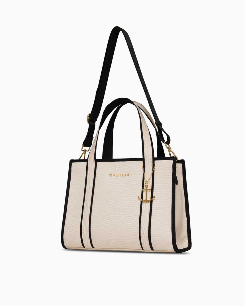 Nautica El Çantası Bej - Siyah