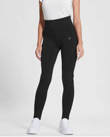 Guess Allie Scuba Çizgi Şeritli Tayt Jet Black A996