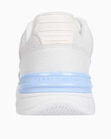 Tommy Hilfiger Casual Fashion Runner Sneaker Ecru/Breezy Blue
