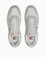 Tommy Hilfiger Basket Leather Logolu Sneaker Black