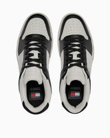 Tommy Hilfiger Brooklyn Leather Low Top Sneakers Black/Ecru