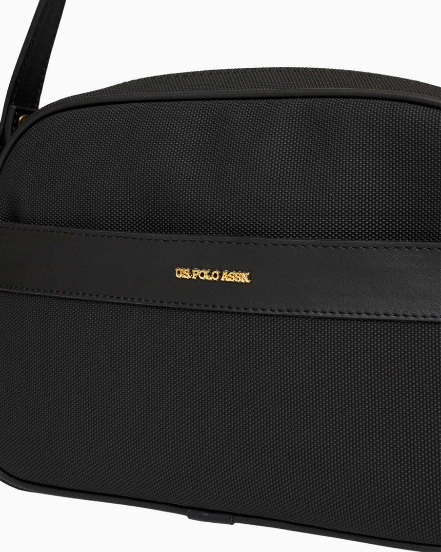 Us Polo Assn Logolu Çapraz Askılı Çanta Siyah
