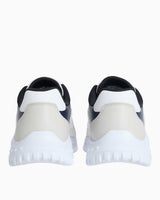 Calvin Klein Eva Runner Low Sneaker Bright White/Calvin Navy/Silver