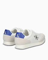 Calvin Klein Retro Runner Low Top Sneaker Bright White/Sapphire Blue