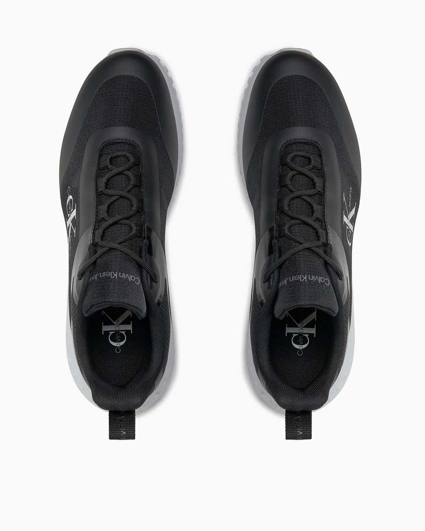 Calvin Klein Runner Low Top Logolu Sneakers Black/Bright White